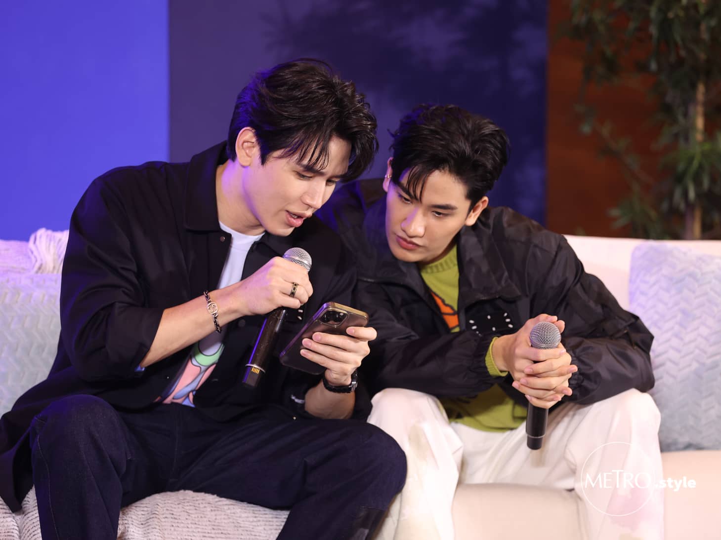 Thai actors Tay Tawan and New Thitipoom